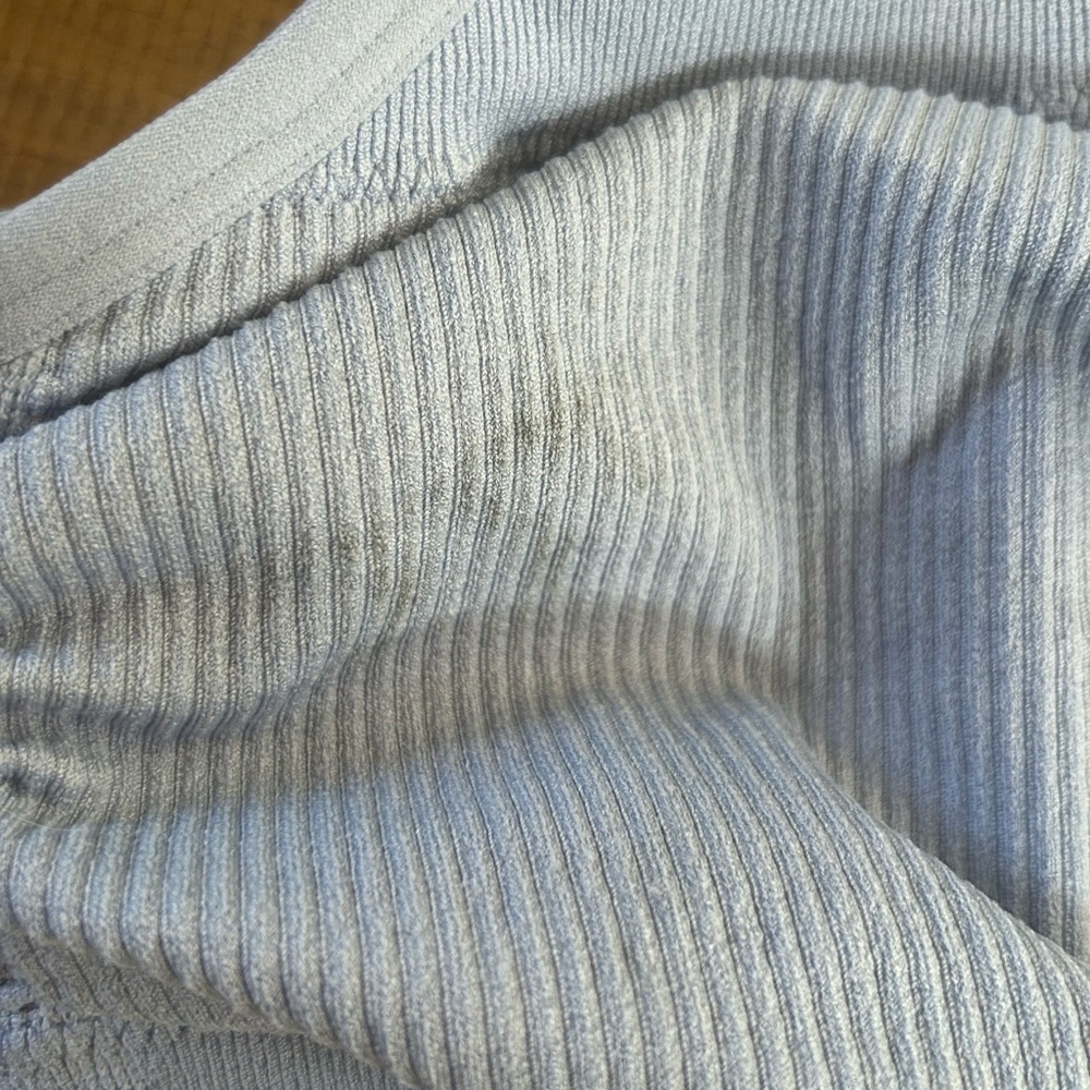 NWT Offline by Aerie Light Blue Ribbed Bralette - Picture 4 of 8